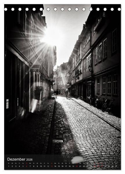 Produktbild: Ein Blick auf Erfurt (Tischkalender 2026 DIN A5 hoch), CALVENDO Monatskalender