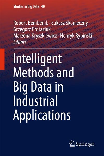 Produktbild: Intelligent Methods and Big Data in Industrial Applications