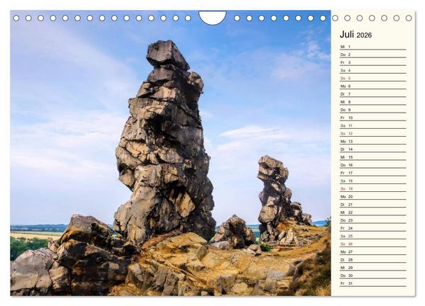 Produktbild: Der Harz - Sch&ouml;nstes Mittelgebirge Deutschlands (Wandkalender 2026 DIN A4 quer), CALVENDO Monatskalender