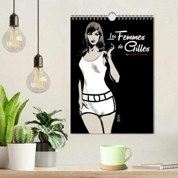 Produktbild: Les femmes de Gilles 2 by Gilles Vranckx - 12 Frauen-Illustrationen von dem Belgischen K&uuml;nstler Gilles Vranckx (Wandkalender 2026 DIN A4 hoch), CALVENDO Monatskalender