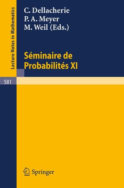 Produktbild: Seminaire de Probabilites XI