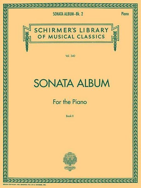Produktbild: Sonata Album for the Piano - Book 2