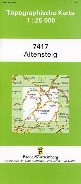 Produktbild: Altensteig 1 : 25 000