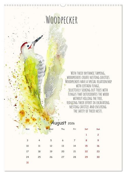 Produktbild: Symbiosis, the story of collaborations in nature (Wall Calendar 2026 DIN A2 portrait), CALVENDO 12 Month Wall Calendar