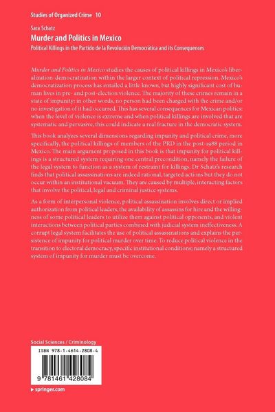 Produktbild: Murder and Politics in Mexico