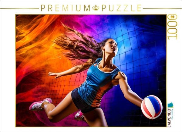 Produktbild: CALVENDO Puzzle Ein Motiv aus dem Kalender Volleyball und Motivation | 1000 Teile Lege-Gr&ouml;&szlig;e 64x48cm Foto-Puzzle f&uuml;r gl&uuml;ckliche Stunden