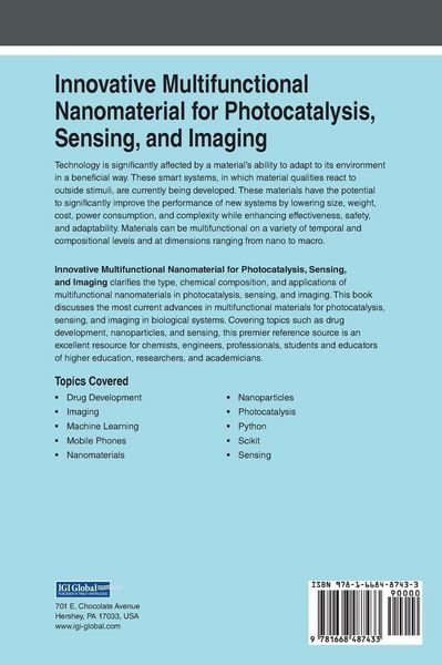Produktbild: Innovative Multifunctional Nanomaterial for Photocatalysis, Sensing, and Imaging