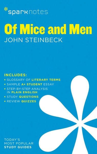 Produktbild: Of Mice and Men SparkNotes Literature Guide