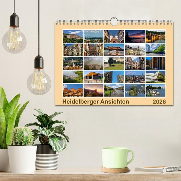 Produktbild: Heidelberg Views - Heidelberger Ansichten (Wandkalender 2026 DIN A4 quer), CALVENDO Monatskalender