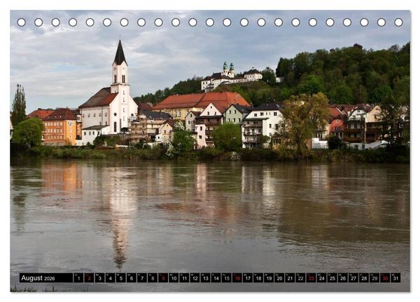 Produktbild: Pittoreskes Passau (Tischkalender 2026 DIN A5 quer), CALVENDO Monatskalender