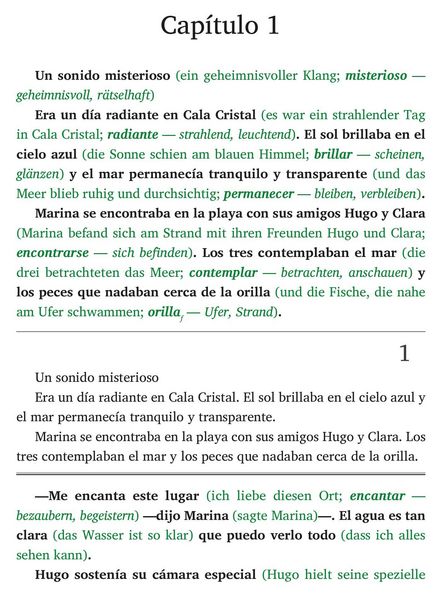 Produktbild: El canto del oc&eacute;ano - Spanische Krimi-Lekt&uuml;re A1-A2 (+ Audio-Online)