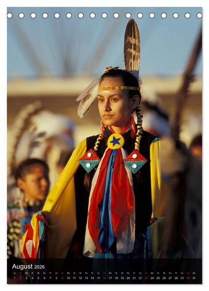 Produktbild: Indianer, Portrait Collection 1 (Tischkalender 2026 DIN A5 hoch), CALVENDO Monatskalender