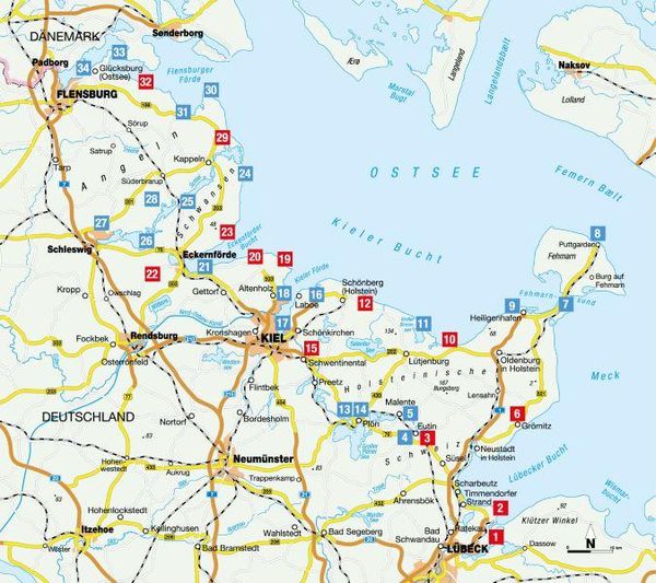 Produktbild: Wander dich gl&uuml;cklich &ndash; Ostseek&uuml;ste Schleswig-Holstein
