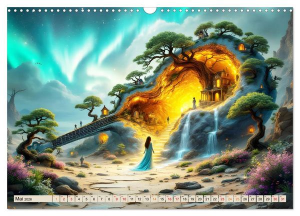 Produktbild: Gitarrenhorizonte (Wandkalender 2026 DIN A3 quer), CALVENDO Monatskalender