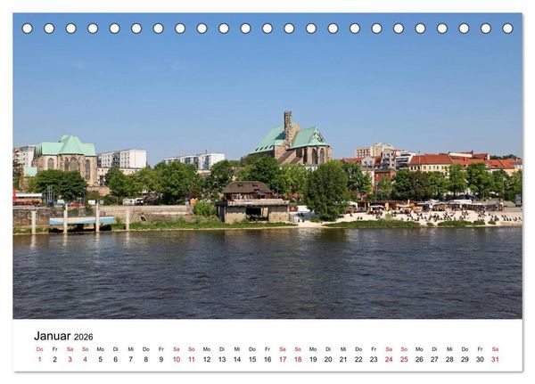 Produktbild: Magdeburg &ndash; meine Stadt (Tischkalender 2026 DIN A5 quer), CALVENDO Monatskalender