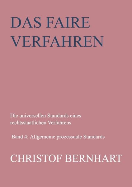 Produktbild: Das faire Verfahren