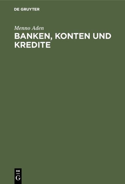 Produktbild: Banken, Konten und Kredite