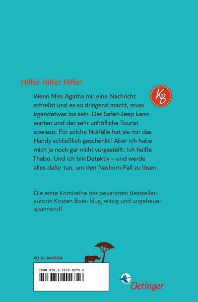 Produktbild: Thabo. Detektiv & Gentleman 1. Der Nashorn-Fall