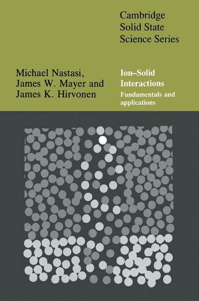 Produktbild: Ion-Solid Interactions