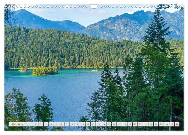 Produktbild: Malerische Bergseen in den bayerischen Alpen (Wandkalender 2027 DIN A3 quer), CALVENDO Monatskalender