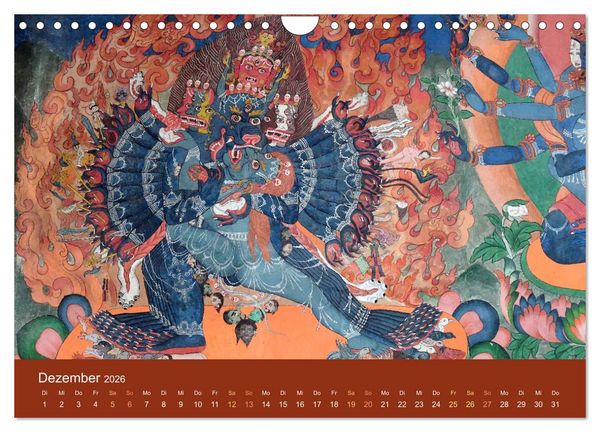 Produktbild: Buddhistische G&ouml;tter, G&ouml;tzen und D&auml;monen (Wandkalender 2026 DIN A4 quer), CALVENDO Monatskalender