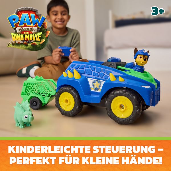 Produktbild: PAW Patrol: Der Dino Film, Chase' ferngesteuertes Dino Rettungs-Fahrzeug, RC Cruiser
