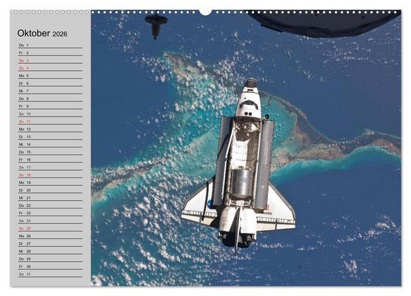 Produktbild: Space Shuttle. Impressionen aus der Raumfahrt (hochwertiger Premium Wandkalender 2026 DIN A2 quer), Kunstdruck in Hochglanz