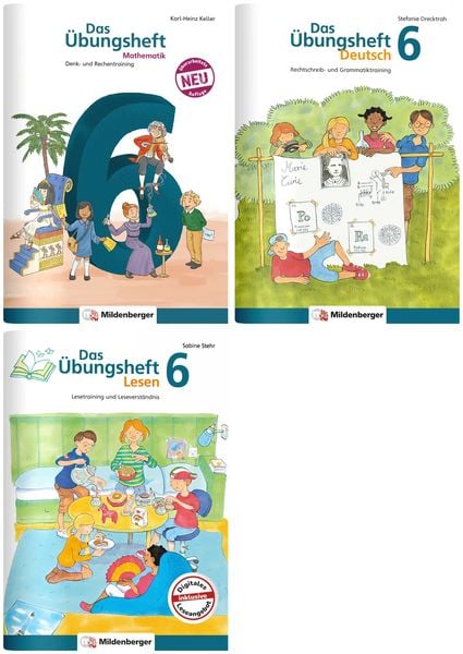 Produktbild: Sicher ins 7. Schuljahr &ndash; Paket: Rechnen &ndash; Schreiben &ndash; Lesen &ndash; Grammatik &middot; Klasse 6
