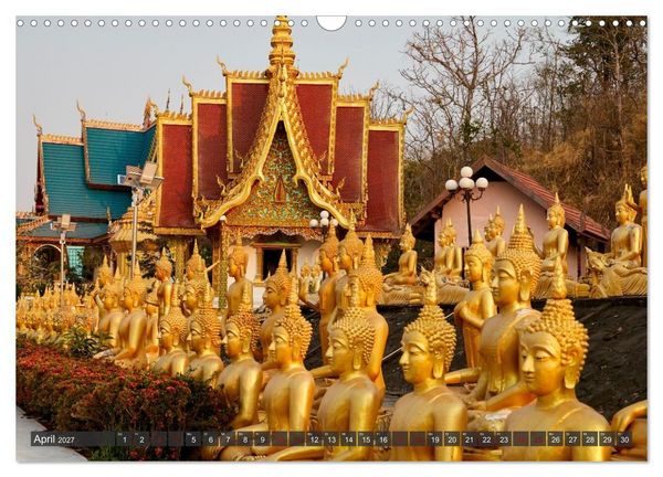 Produktbild: Kambodscha - Laos - Bangkok (Wandkalender 2027 DIN A3 quer), CALVENDO Monatskalender