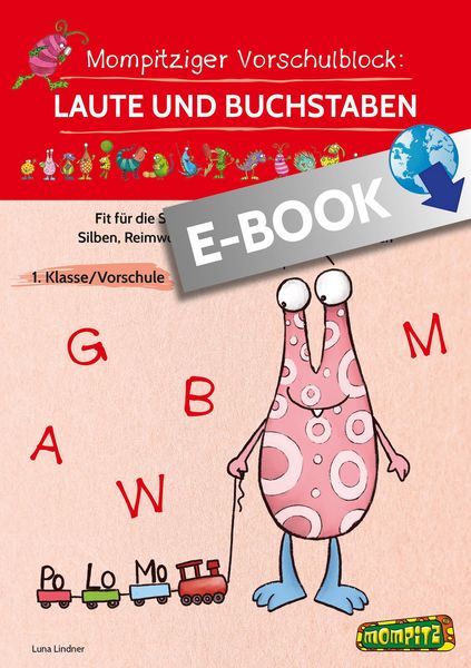 Produktbild: Mompitziger Vorschulblock: Laute und Buchstaben