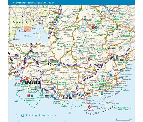 ADAC Reiseführer Côte d'Azur