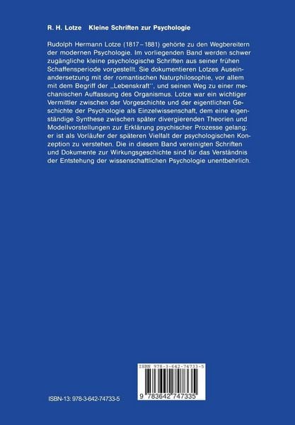 Produktbild: Kleine Schriften zur Psychologie