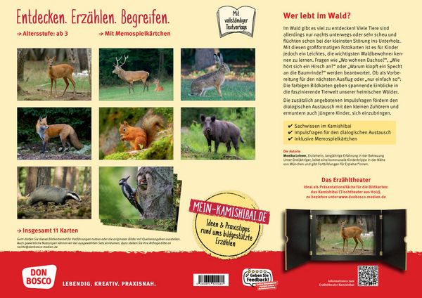 Produktbild: Eule, Fuchs und Hirsch. Tiere im Wald