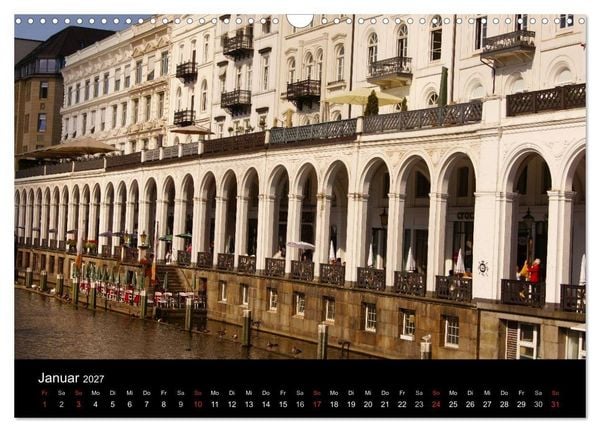 Produktbild: Hansestadt Hamburg (Wandkalender 2027 DIN A3 quer), CALVENDO Monatskalender