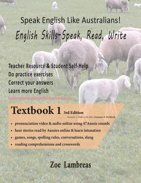 Produktbild: Speak English Like Australians! English Skills - Speak, Read, Write Textbook 1
