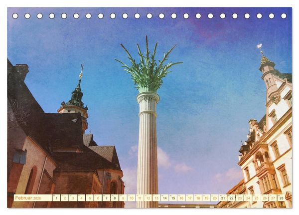Produktbild: LEIPZIG urcool (Tischkalender 2026 DIN A5 quer), CALVENDO Monatskalender