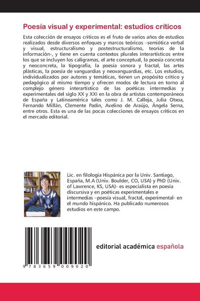 Produktbild: Poes&iacute;a visual y experimental: estudios cr&iacute;ticos