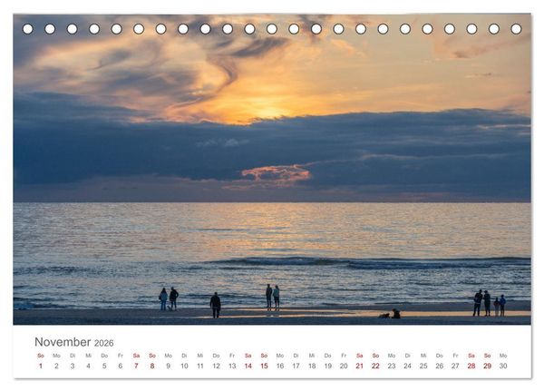 Produktbild: D&auml;nemark - Henne Strand (Tischkalender 2026 DIN A5 quer), CALVENDO Monatskalender