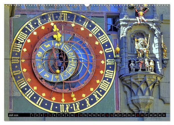 Produktbild: BERN - Vom B&auml;rengraben bis Zytglogge (hochwertiger Premium Wandkalender 2026 DIN A2 quer), Kunstdruck in Hochglanz