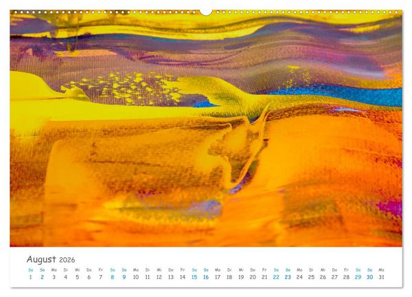 Produktbild: Colorpop - Joyful, abstract. multicolored (hochwertiger Premium Wandkalender 2026 DIN A2 quer), Kunstdruck in Hochglanz