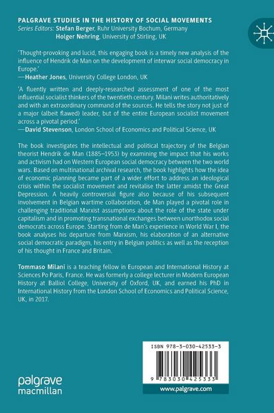 Produktbild: Hendrik de Man and Social Democracy