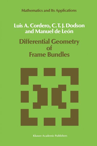 Produktbild: Differential Geometry of Frame Bundles