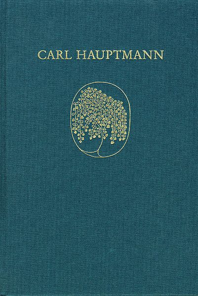 Produktbild: Carl Hauptmann: S&auml;mtliche Werke / Supplement