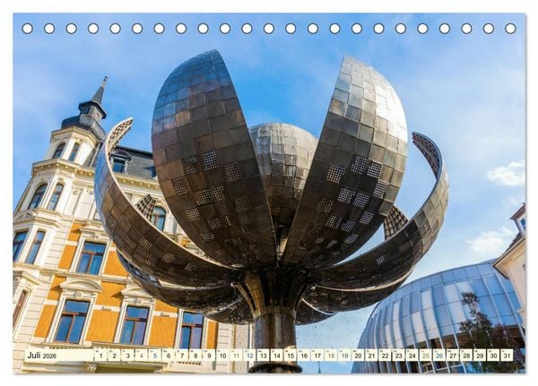 Produktbild: Aachen - die Kaiserstadt am Dreil&auml;ndereck (Tischkalender 2026 DIN A5 quer), CALVENDO Monatskalender
