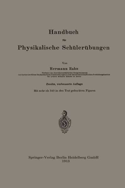 Produktbild: Handbuch f&uuml;r Physikalische Sch&uuml;ler&uuml;bungen