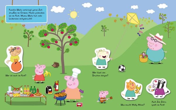 Produktbild: Peppa Pig Magnet-Spiel-Buch
