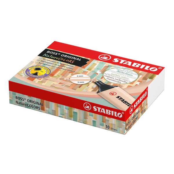 Produktbild: STABILO&reg; BOSS&reg; Textmarker Original Nature Colors, warmgrau