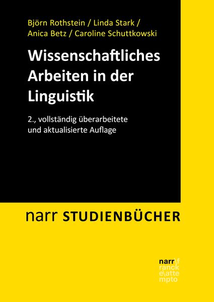 Produktbild: Wissenschaftliches Arbeiten in der Linguistik