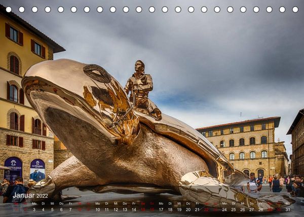Produktbild: Florenz city view (Tischkalender 2022 DIN A5 quer)