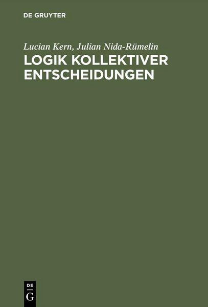 Produktbild: Logik kollektiver Entscheidungen